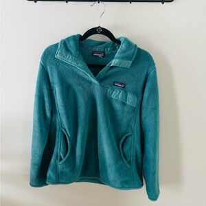 Patagonia Teal Fleece Pullover
